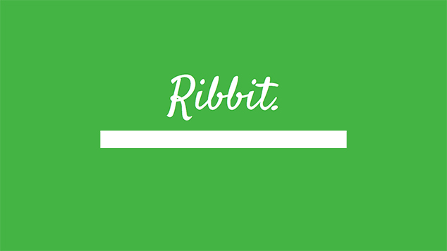 a homepage screenshot of Ribbit